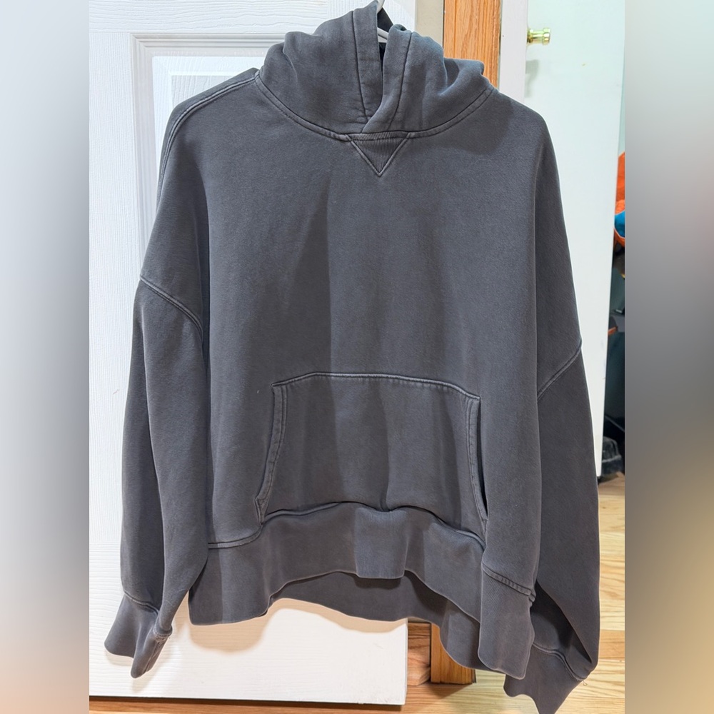 Abercrombie & Fitch Charcoal Gray Hoodie